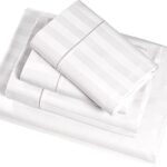 Juego de Cama 250 Hilos - Blanco Stripes