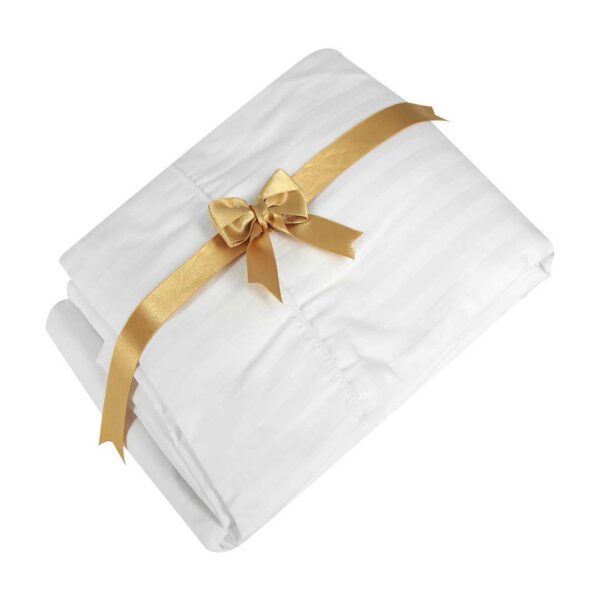 Juego de Cama 180 Hilos - Blanco Stripes 279-BCO / 279-E-BCO - Imagen 3