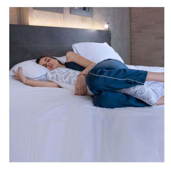 Combo 2 Almohadas Be Fresh Firmesa Media + 1 Body Pillow Microperlas - Imagen 2