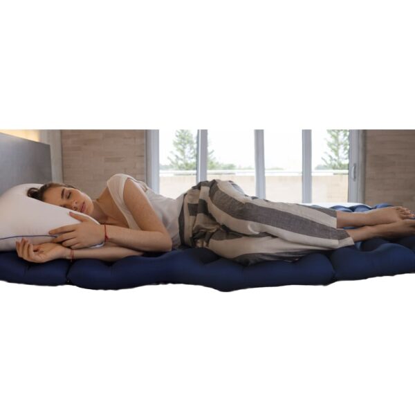 Combo Colchoneta Microperlas 90x190cm + Forro Impermeable - Imagen 2